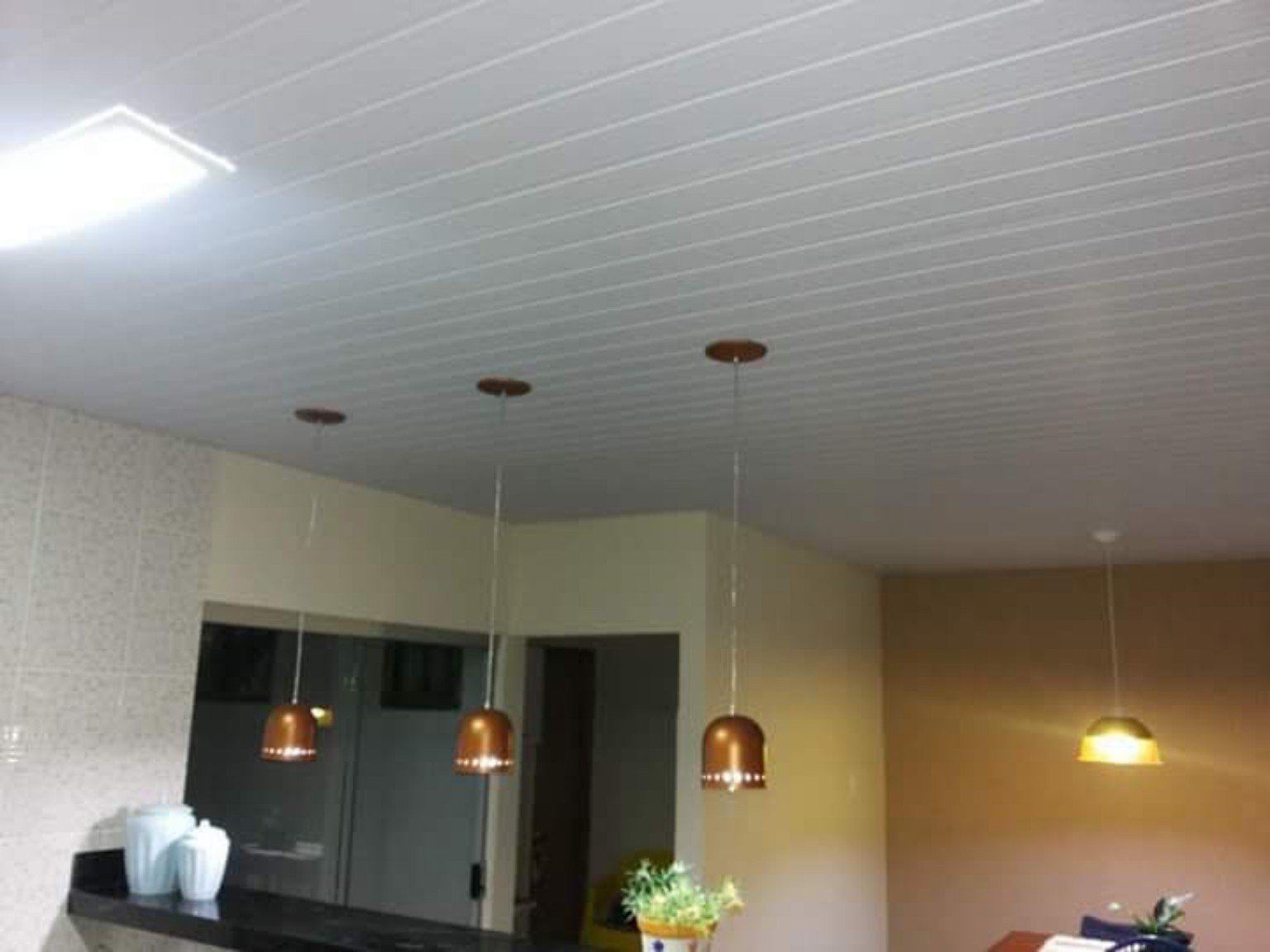 Forro PVC com iluminação